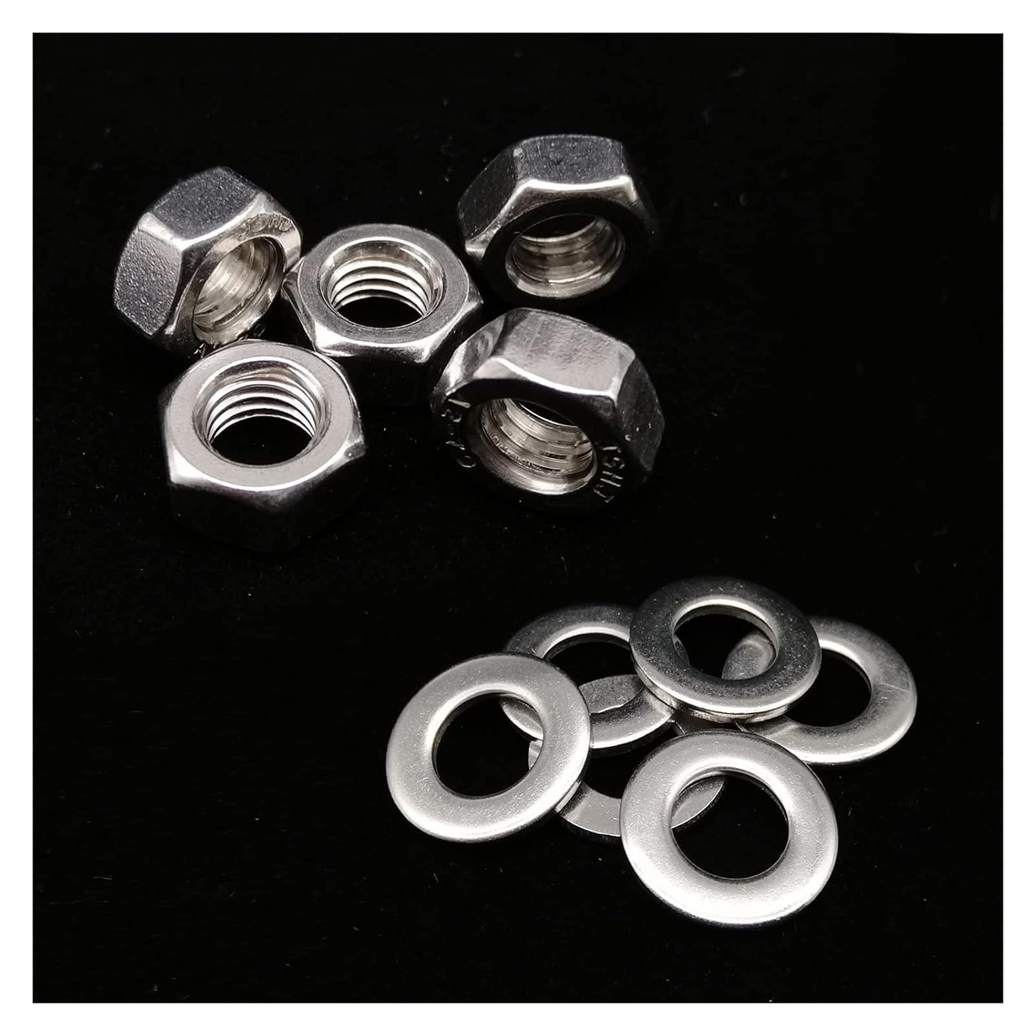 Wshao Store Total 400/650/1140/2100X M1.6 M2 M2.5 M3 M4 M5 304 Stainless Steel Hexagon Hex Socket Cap Head Screw Bolt Nut Set Assortment Kit (Color : Set B 650pcs)