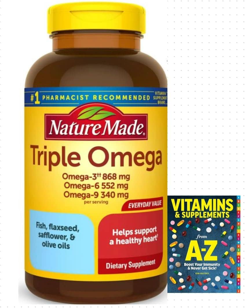 Nature Made Triple Omega 3 6 9, Fish Oil as Ethyl Esters