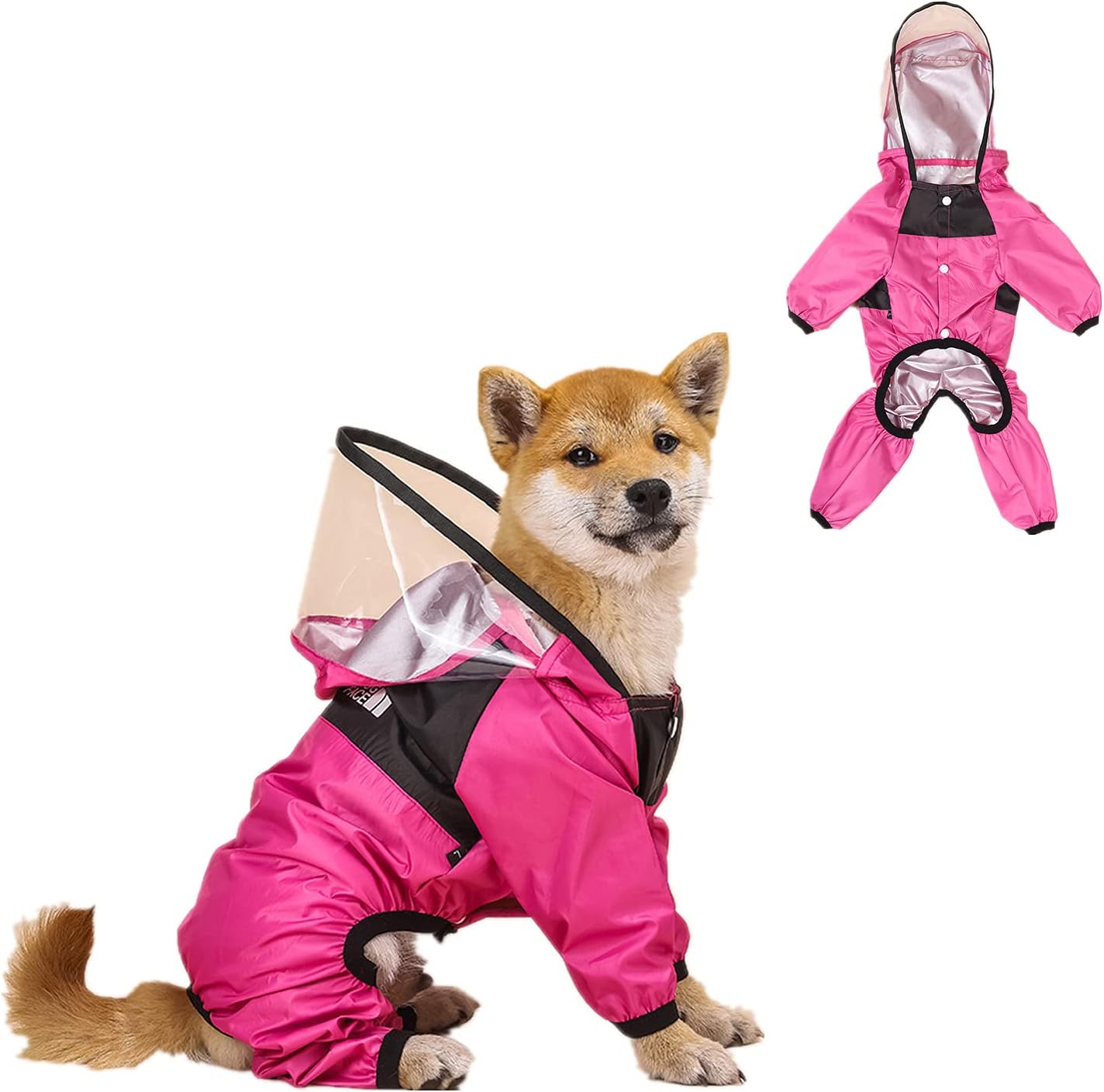 犬 レインコート 犬用レインコート ペットレインコート ポンチョ 防水 リード穴あり 着脱簡単 通気 軽量 人気の クリアつば 汚れ防止 可愛い 小中大型犬 ドッグ 防風 雨具 帽子付き 快適 梅雨対策 耐久性 防塵 完全防水 多色 ピンク 散歩用 防雪 ペット用品 S