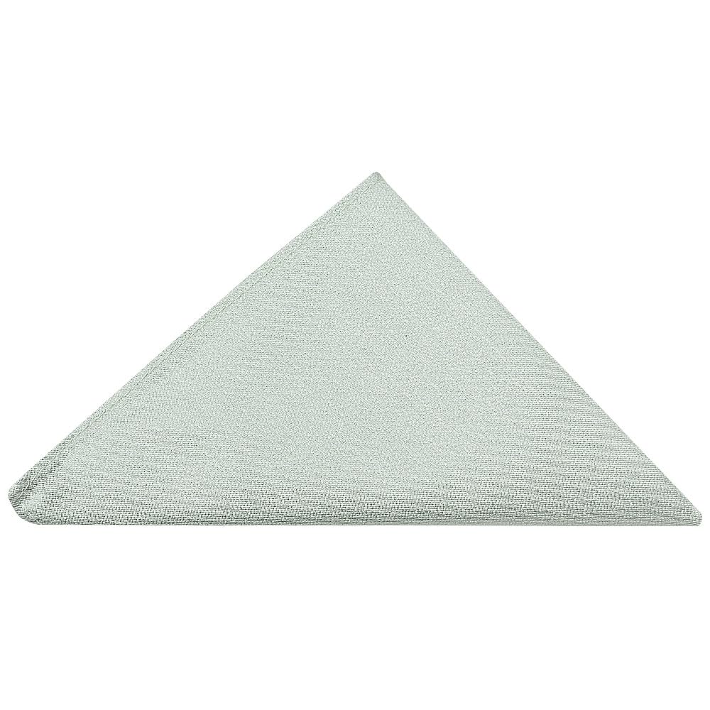 Ties R Us Men's Duck Egg Plain Silk Pocket Square