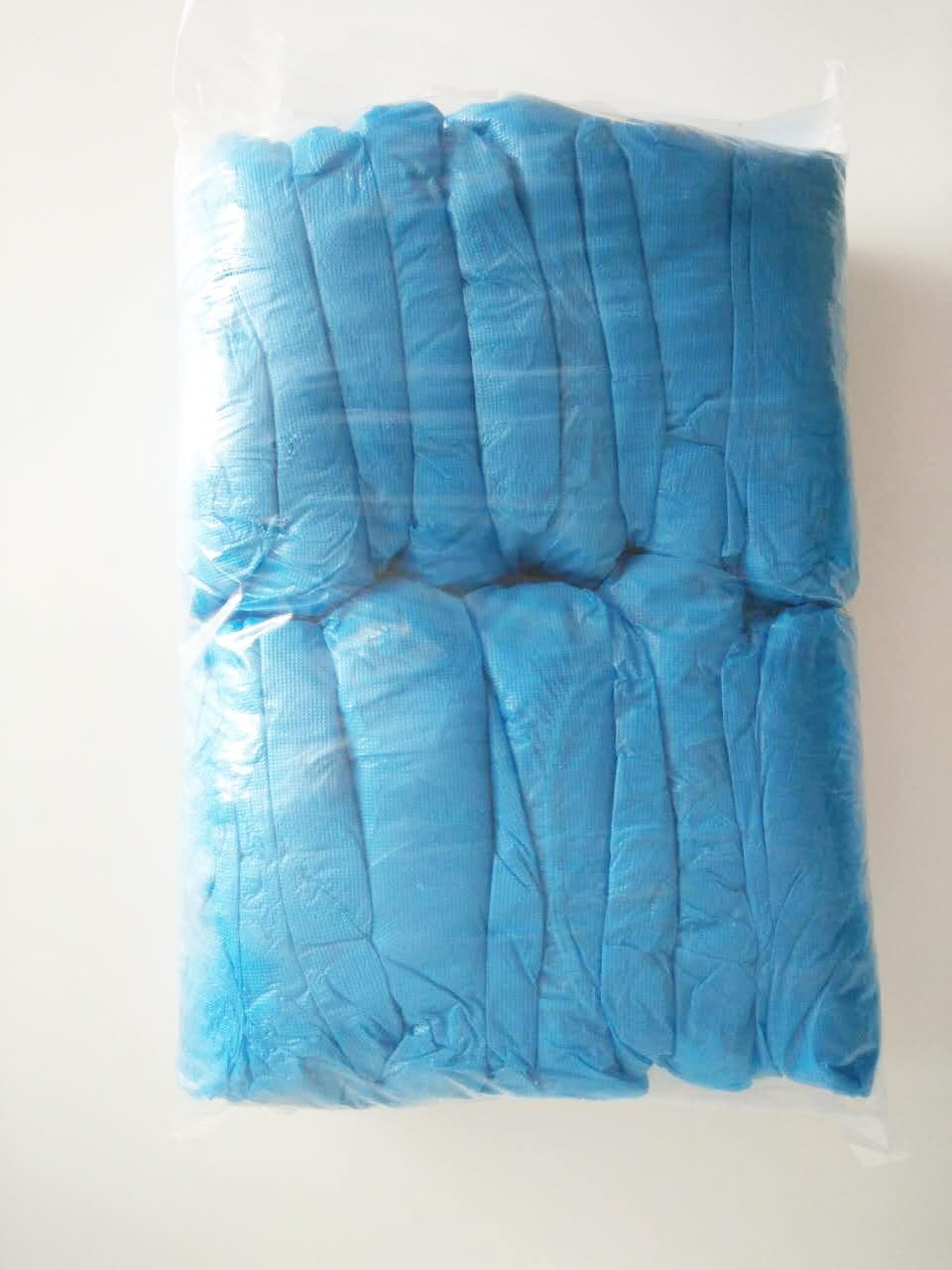 Blue CPE Disposable ShoeBoot Covers (100 Pack) 2.5g