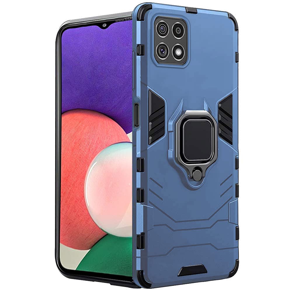 TheGiftKart Back Cover for Samsung Galaxy F42 5G / A22 5G (Poly Carbonate Polymer | Greyish Blue) (B09B2MJ2M7) Amazon Price History, Amazon Price Tracker