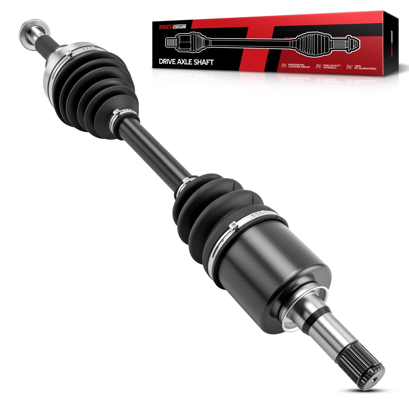 Torchbeam CV Axle Shaft Assembly Compatible with 2011-2019 Ford Explorer, 2013-2019 Ford Police Interceptor Utility, Front Left CV Axle 66-2286