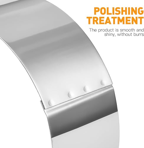 Miniatura 6 de Molde de anillo de pastel de 3 pulgadas para hornear de acero inoxidable, juego de 8 moldes redondos para mousse de postre con empujadores, anillos