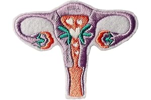 Uterus Patch Embroidered Iron-On: Revolutionize Your Wardrobe with Female Empowerment