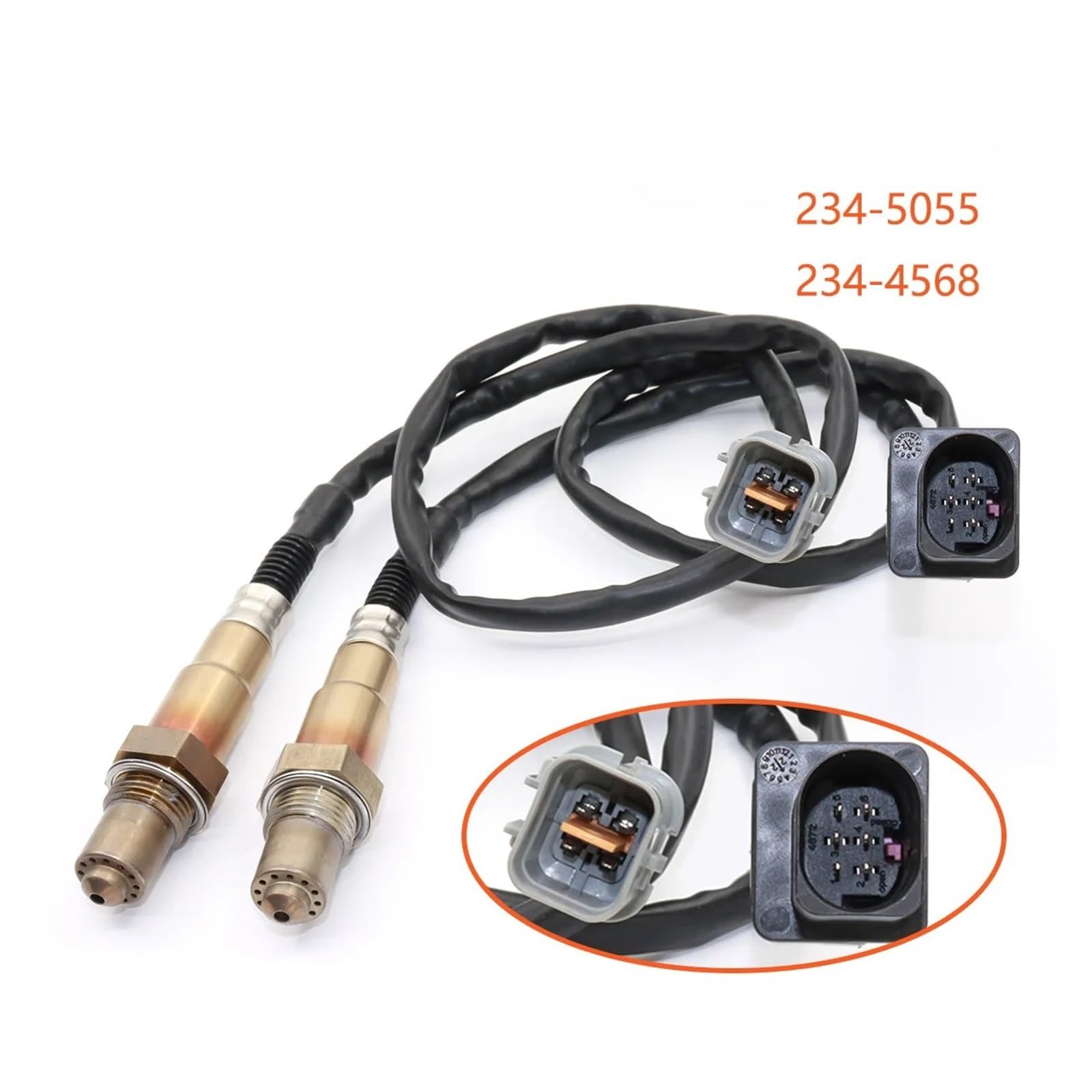 Capteur de Particules Fines (PM) 2 pièces, capteur d'oxygène aval (O2) pour Kia Rio, Soul, Hyundai Accent, Veloster 1.6L 234-5055 234-4568 39210-2B410 392102B210