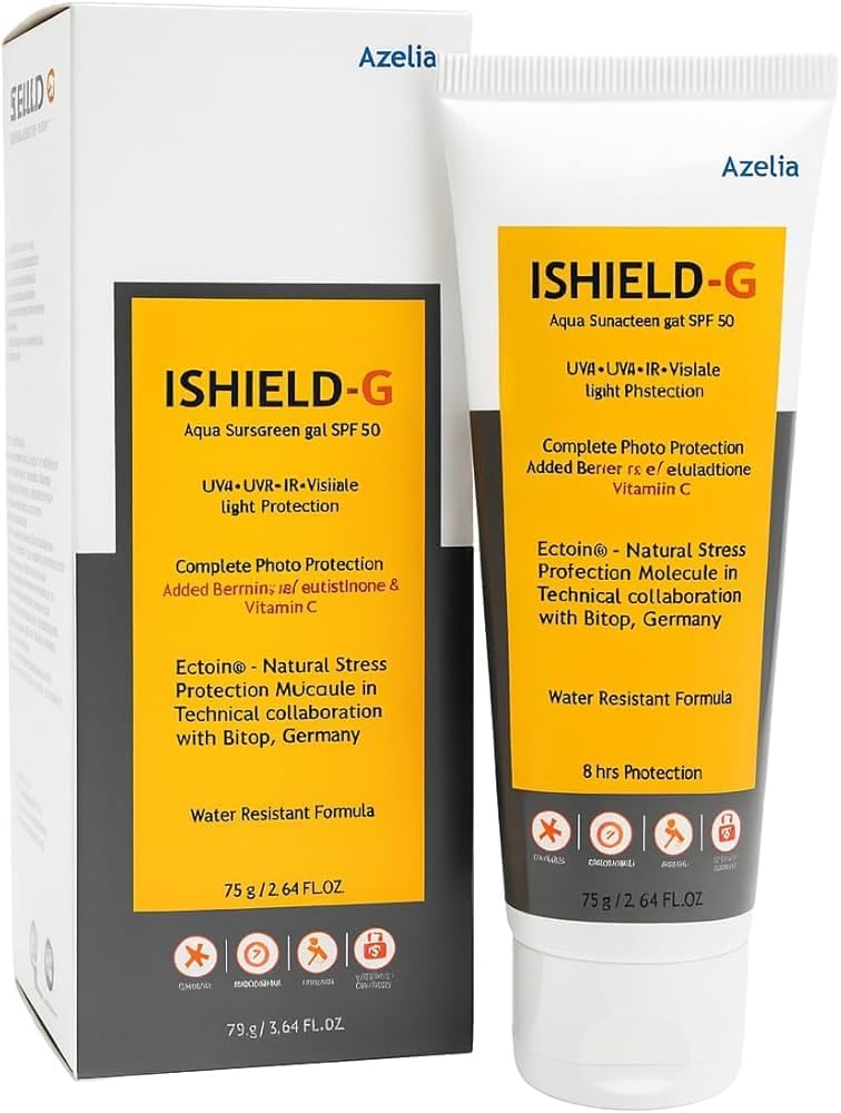 SPF 50 Aqua Sunscreen Gel for All Skin Types, Water Resistant, 75g | SPF 50 Broad Spectrum Protectio-image-13