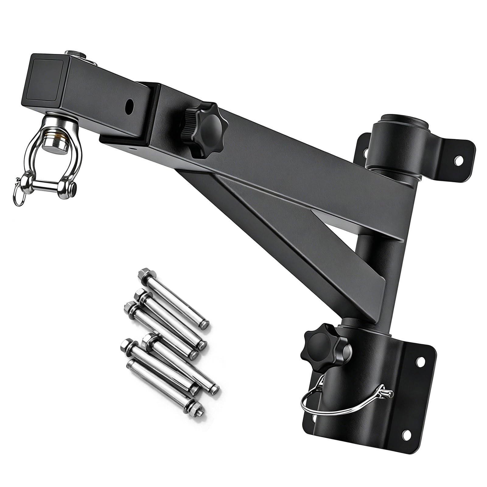 Supporto per Sacco da Boxe per Montaggio a Parete Struttura in Metallo Resistente Porta Sabbia per Boxe Attrezzatura da Allenamento salvaspazio Porta Pesanti per Montaggio a Parete