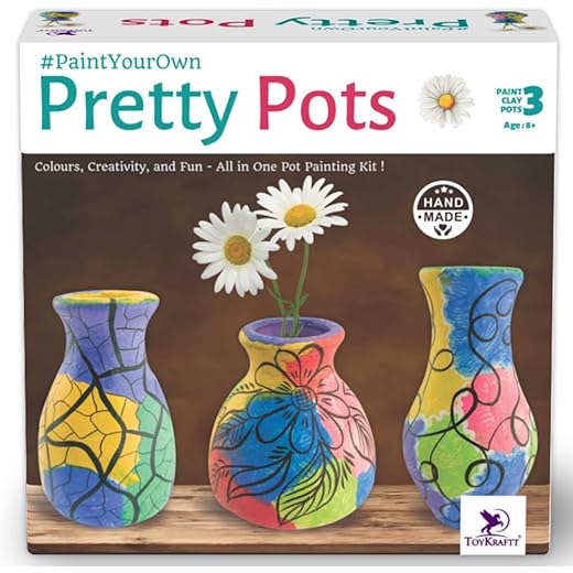 Paint Your Own Art Kit - Pretty Pots