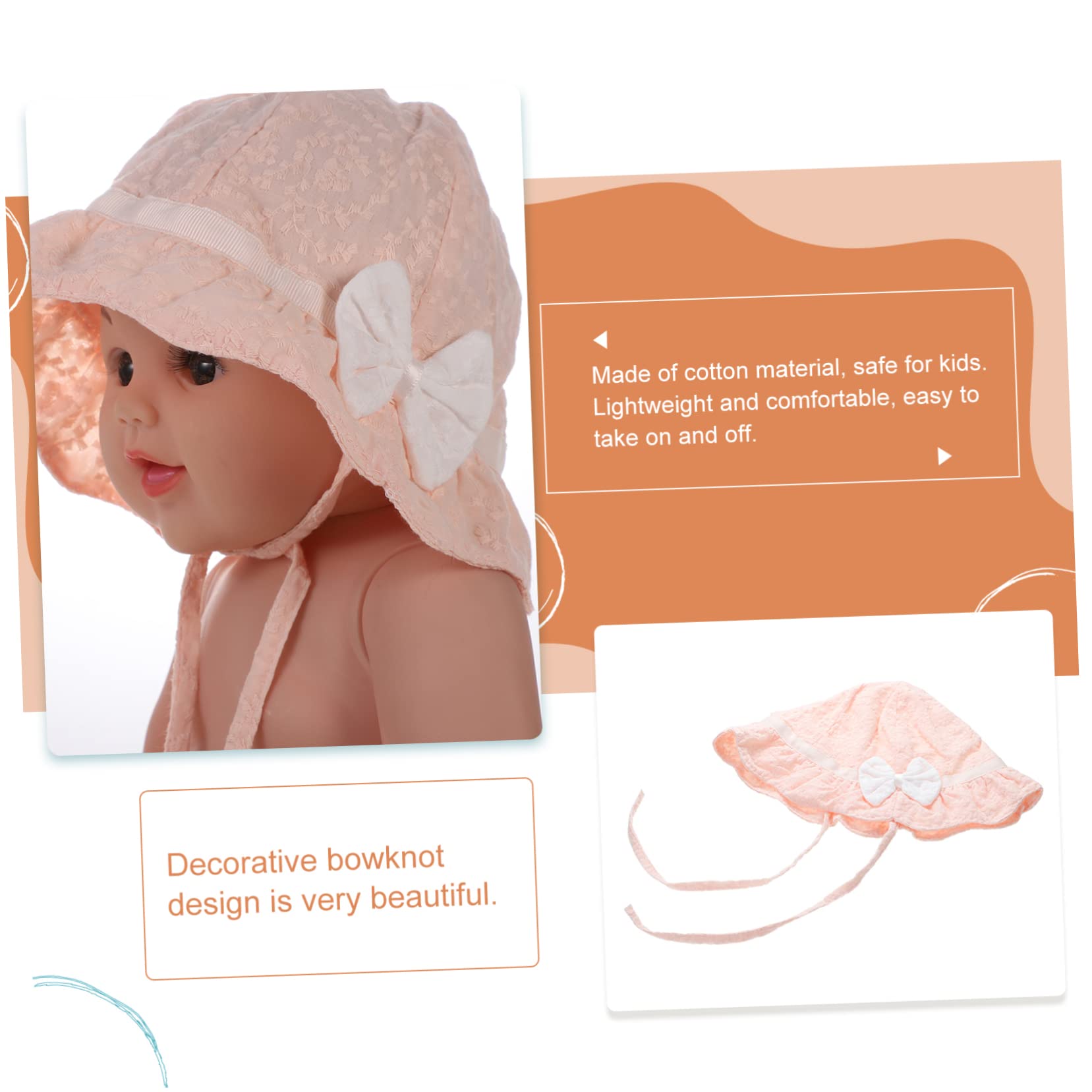 KOMBIUDA 3pezzi Cappello Estivo per Cotone Assorbente con Protezione UV Cappellino Pescatore per Spiaggia e Uso Quotidiano