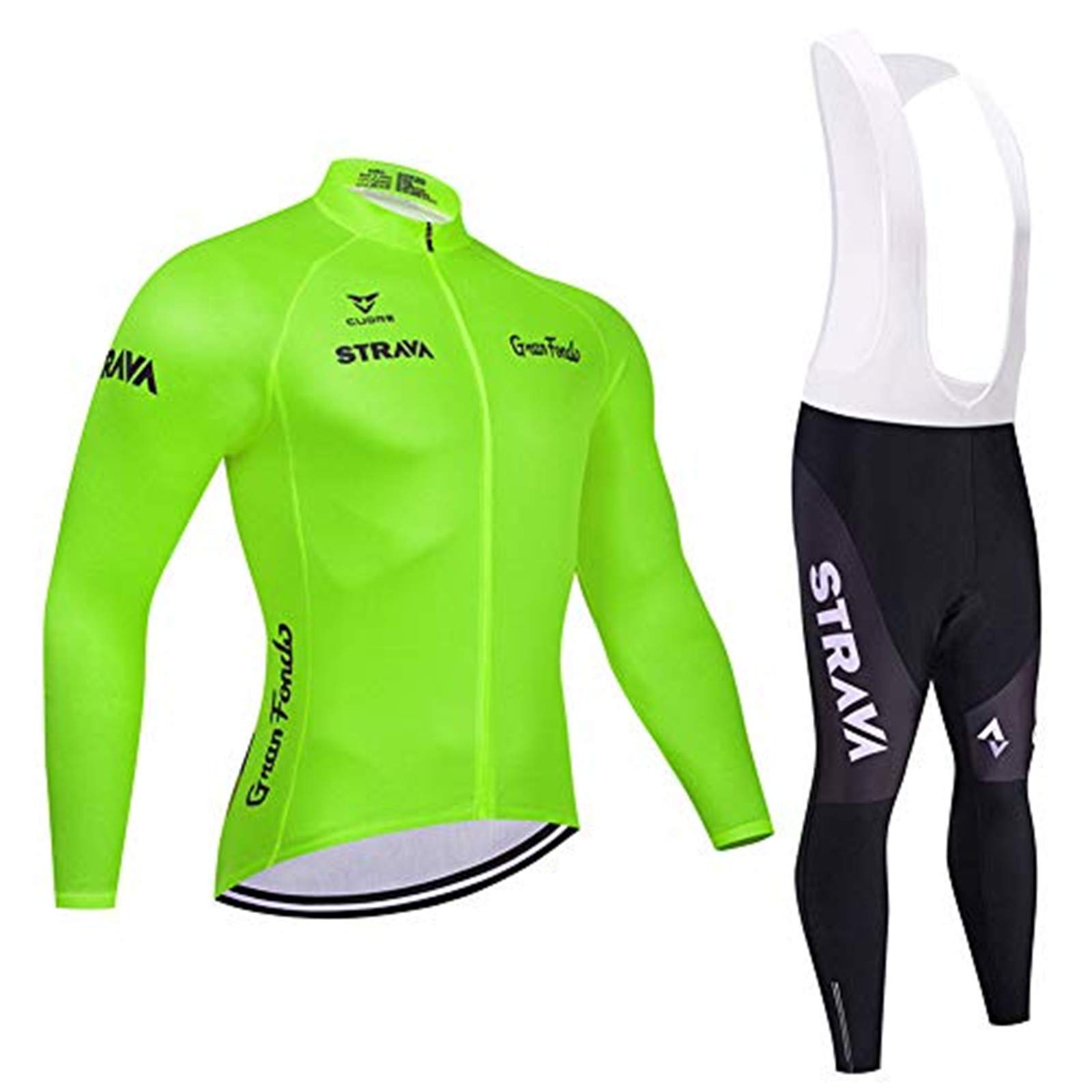Męska koszulka kolarska, garnitur górskie górne części rowerowe szybkoschnące oddychająca koszulka rower górski MTB wyścigi rowerowe ubrania 5D żelowe wyściełane (zielone 2,M)