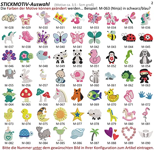 Fleece Halstuch (Schal) für Mädchen und Jungen mit Name & Motiv/Sternzeichen bestickt, personalisiert (11 Farben zur Auswahl)