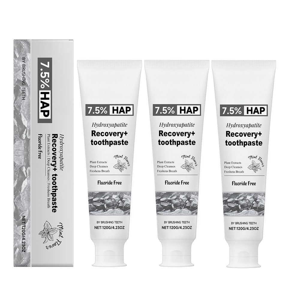 Dentifricio alla menta for uso quotidiano - Formula delicata dal sapore fresco, pulisce i denti, illumina il sorriso, alito di lunga durata(3pcs)