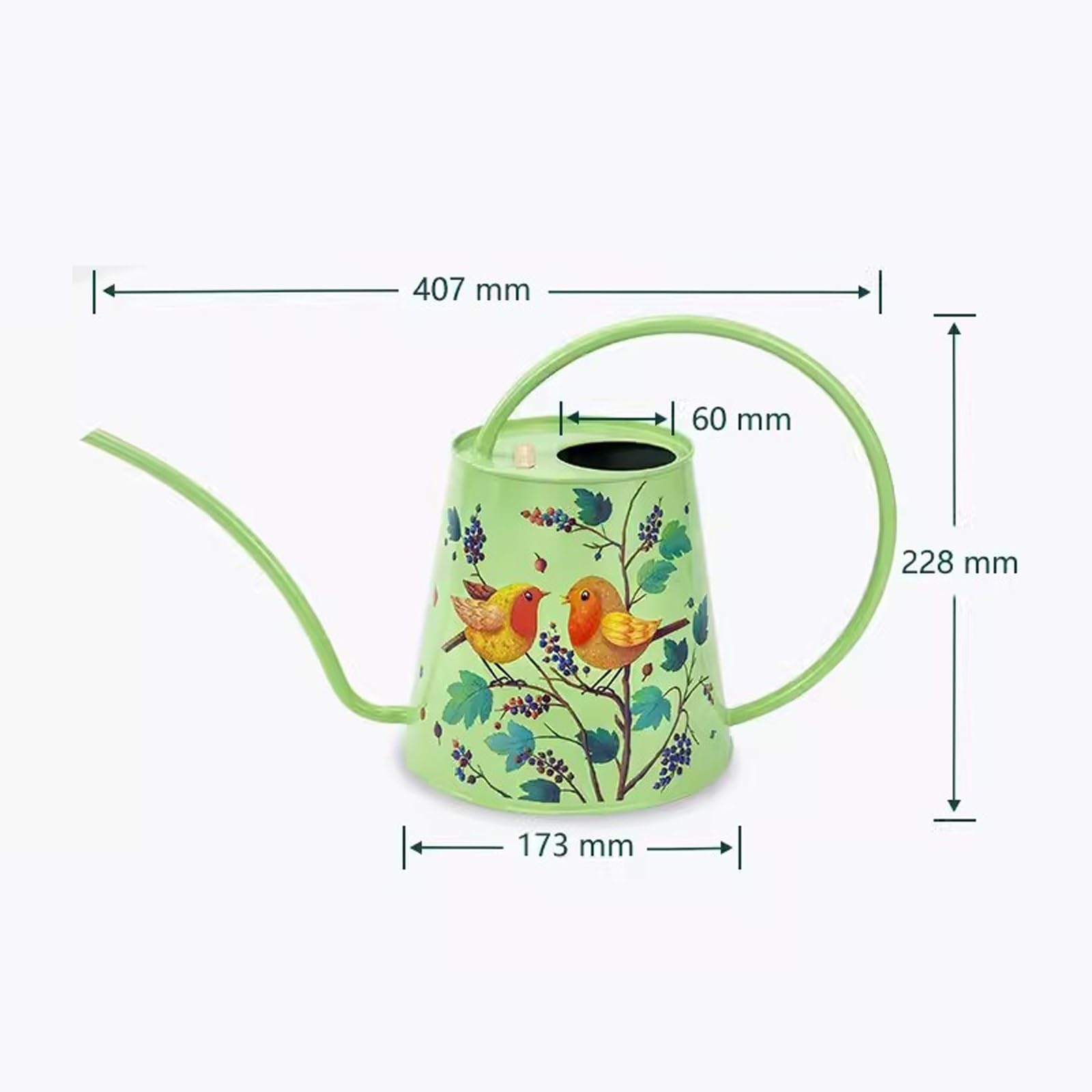 Arrosoir 2L Arrosoir en Acier Inoxydable, Intérieur Extérieur for Plantes d'intérieur Long Bec Canette d'eau for Bonsaï Succulent Fleur de Jardin pulvérisateur de Jardin