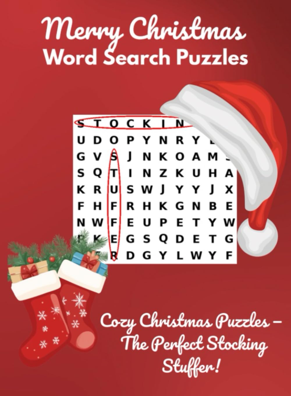 Merry Christmas Word Search Puzzles: Cozy Christmas Puzzles - The Perfect Stocking Stuffer