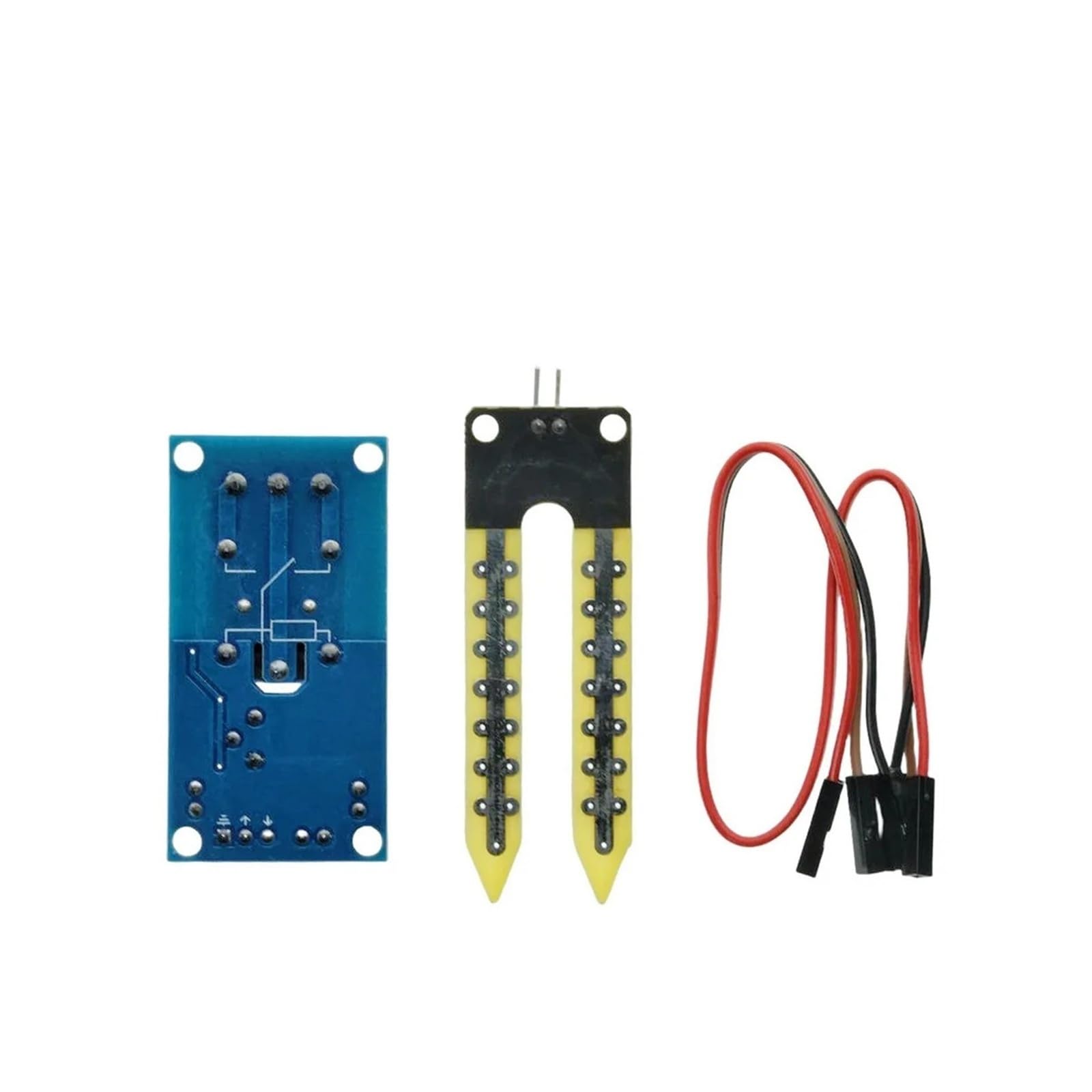 ChuFort 1-10PCS 3.3V 5V 12V Modulo sensore di umidità for rilevamento dell'umidità del suolo(5V 10PCS)