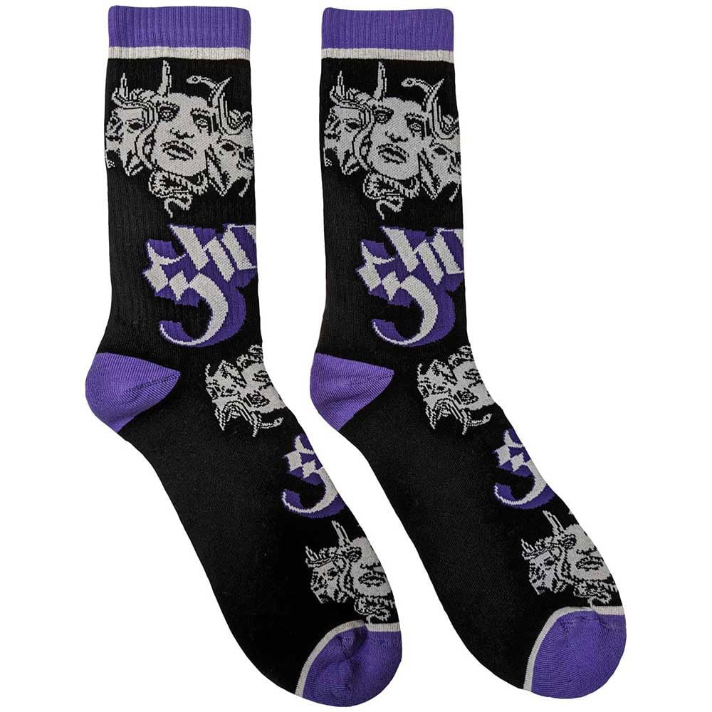 Rock Off officially licensed products Ghost Copia Band Logo Ankle Socks One Size