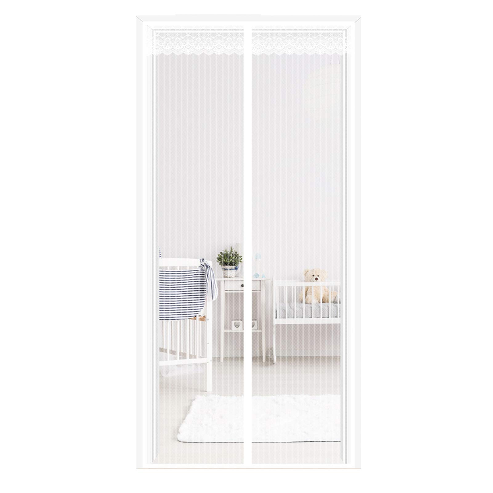 Zanzariera Magnetica Per Porte 100x120 Cm - Chiusura Automatica Ultra Silenziosa Per Casa - Foto 5