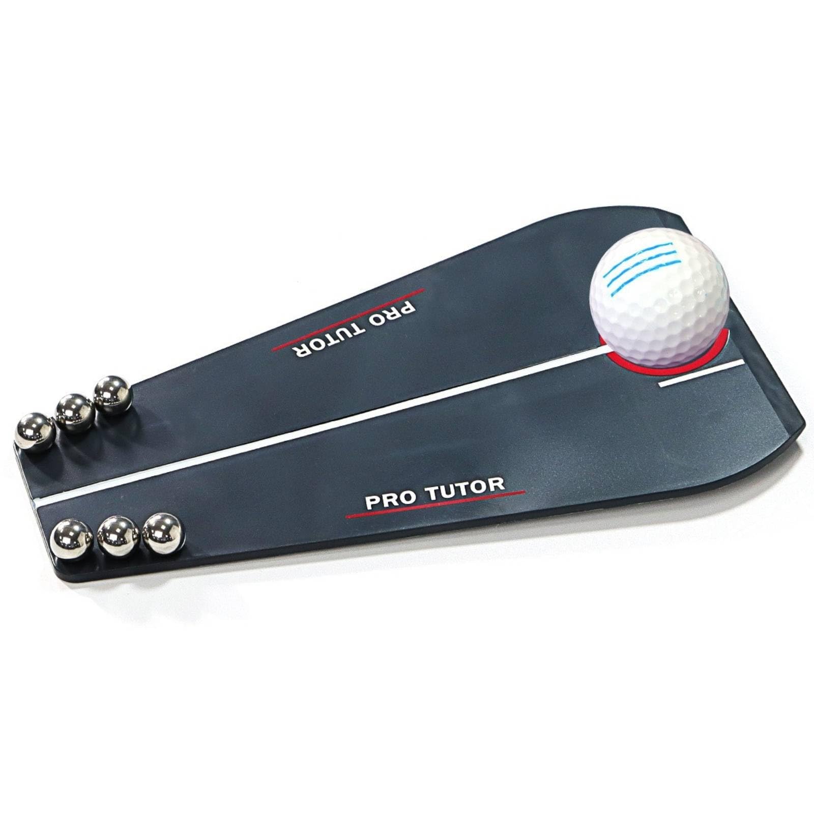 Tavola di Pratica del Putting da Golf Tavola di Pratica del Putting con Sfere in Acciaio Resistente Allenatore Putt da Golf per Ufficio