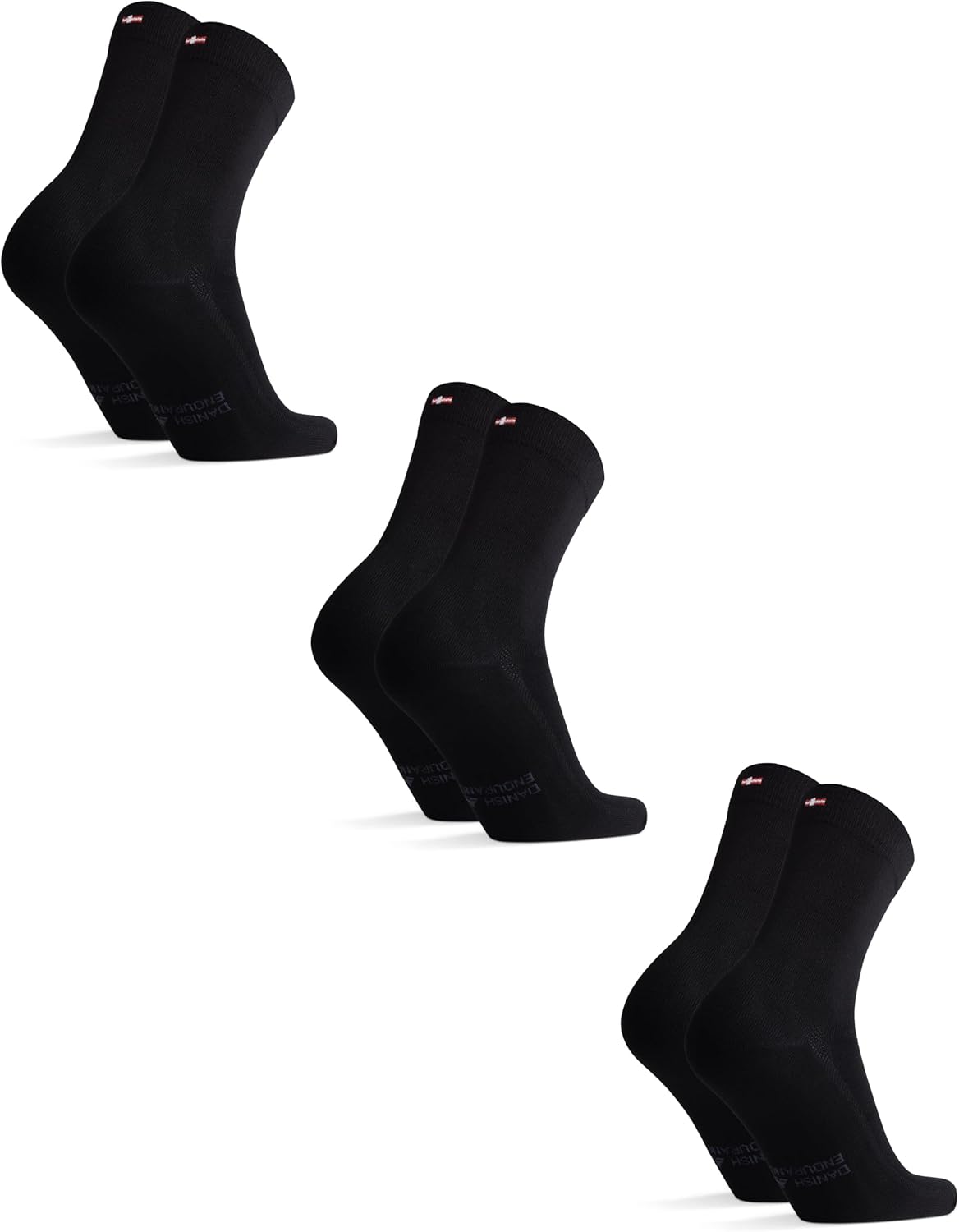 DANISH ENDURANCE Viscose Dress Socks, Premium, Soft, Breathable, Dress Socks for Men & Women, Unisex, 3-Pack