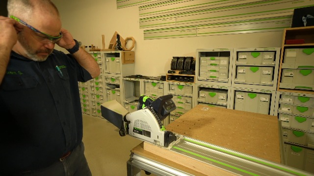 Festool 577677 Cordless Plunge-Cut Track Saw TSC 55 18V 5.0 Ah