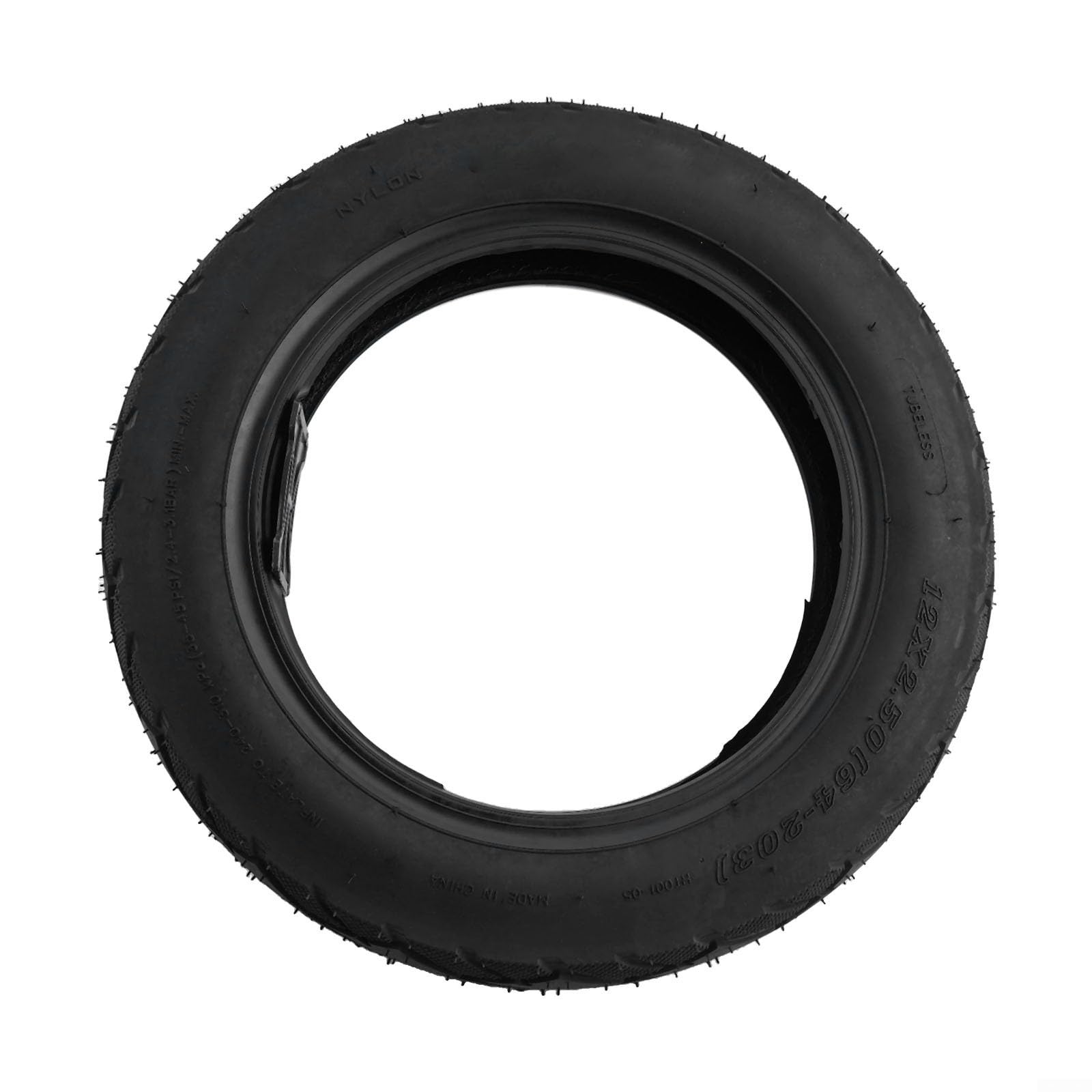 Tubeless Tyre 12X2.50(64-203) Tubeless tires Replacement Rubber Tyre For Electric Bike Scooter