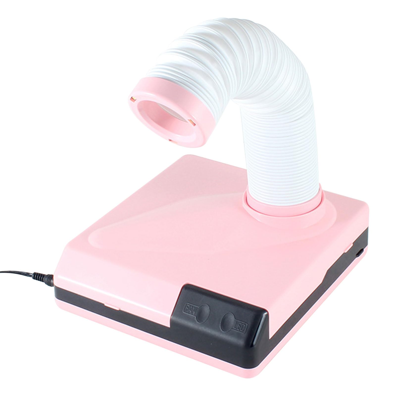 Mini Absorbente de Humo, Absorbente de Humo de Soldadura de Escritorio de 60 W, Extractor de Humo de Soldadura, Rotación Telescópica Libre de 360 ​​° con Iluminación Led, Para Estación de Soldadura de