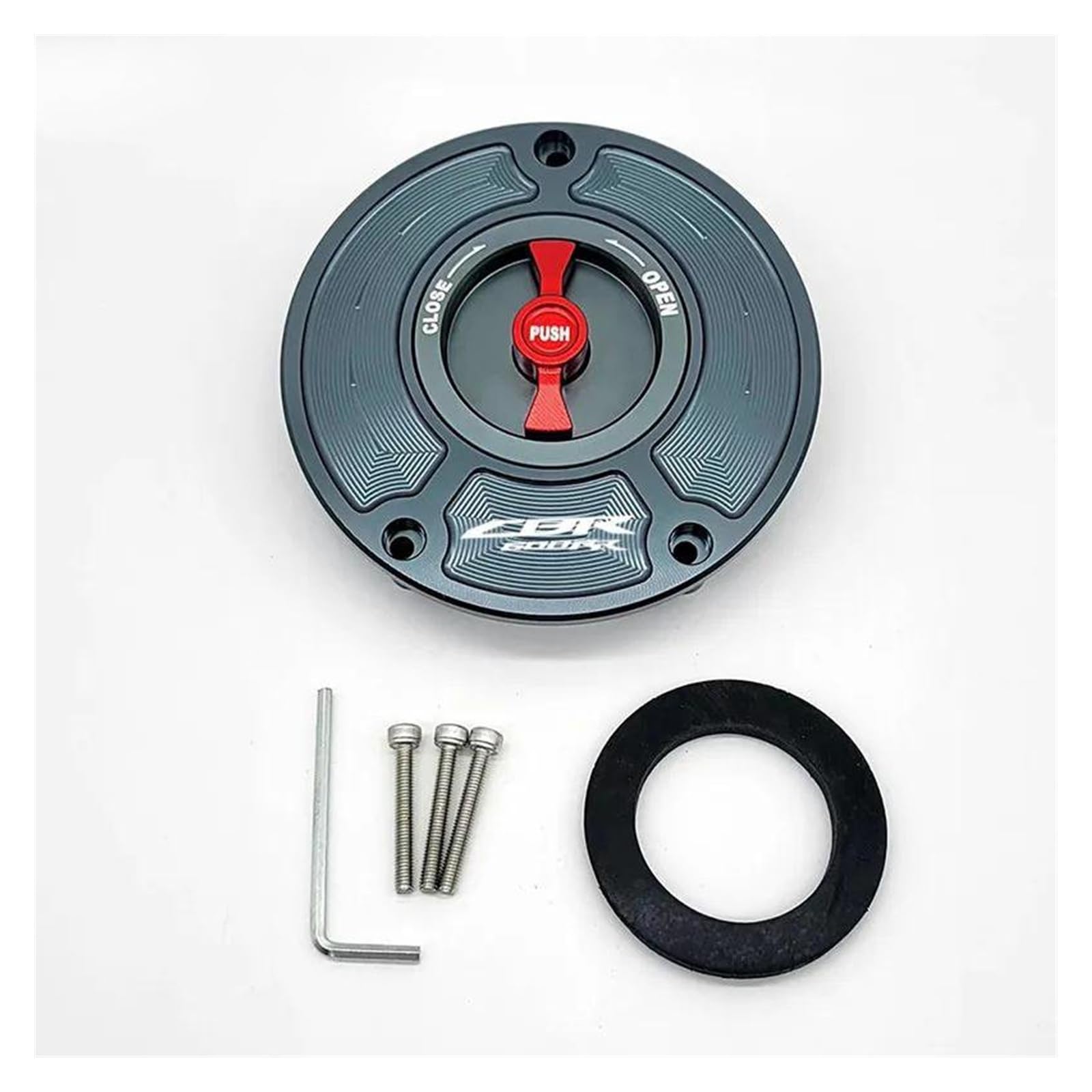 Tappo Del Serbatoio Del Carburante Per HONDA Per CBR 600RR Per CBR600RR Per CBR 600 RR Per CBR600 RR 2003-2016 Copertura A Sgancio Rapido Per Moto Tappi serbatoio (Colore : 1.)