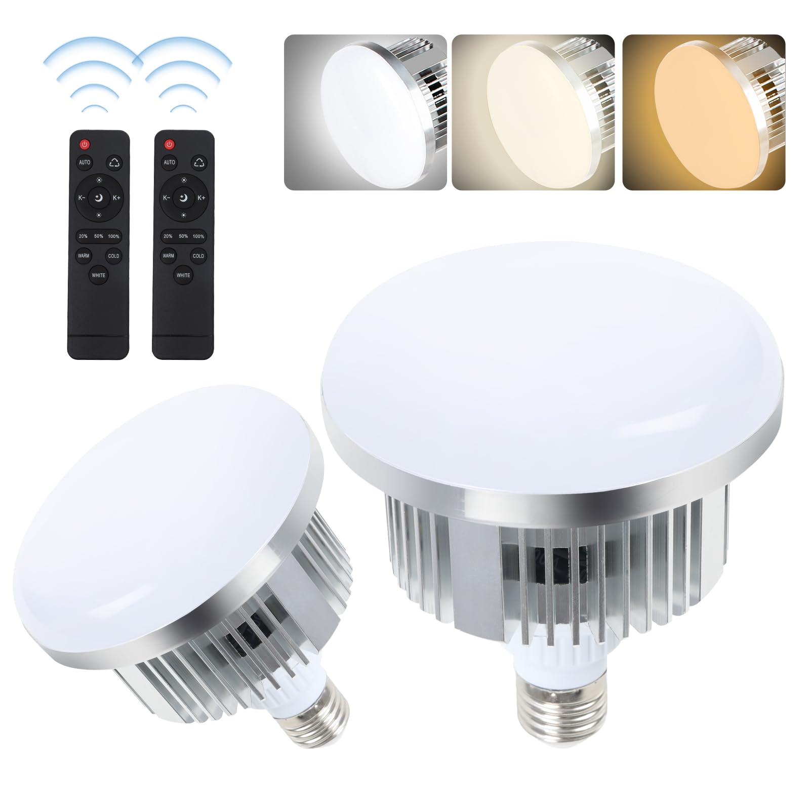 Luci Per Fotografia Lampada Fotografica FGen 135W E27, 5500K - Per - Foto 8