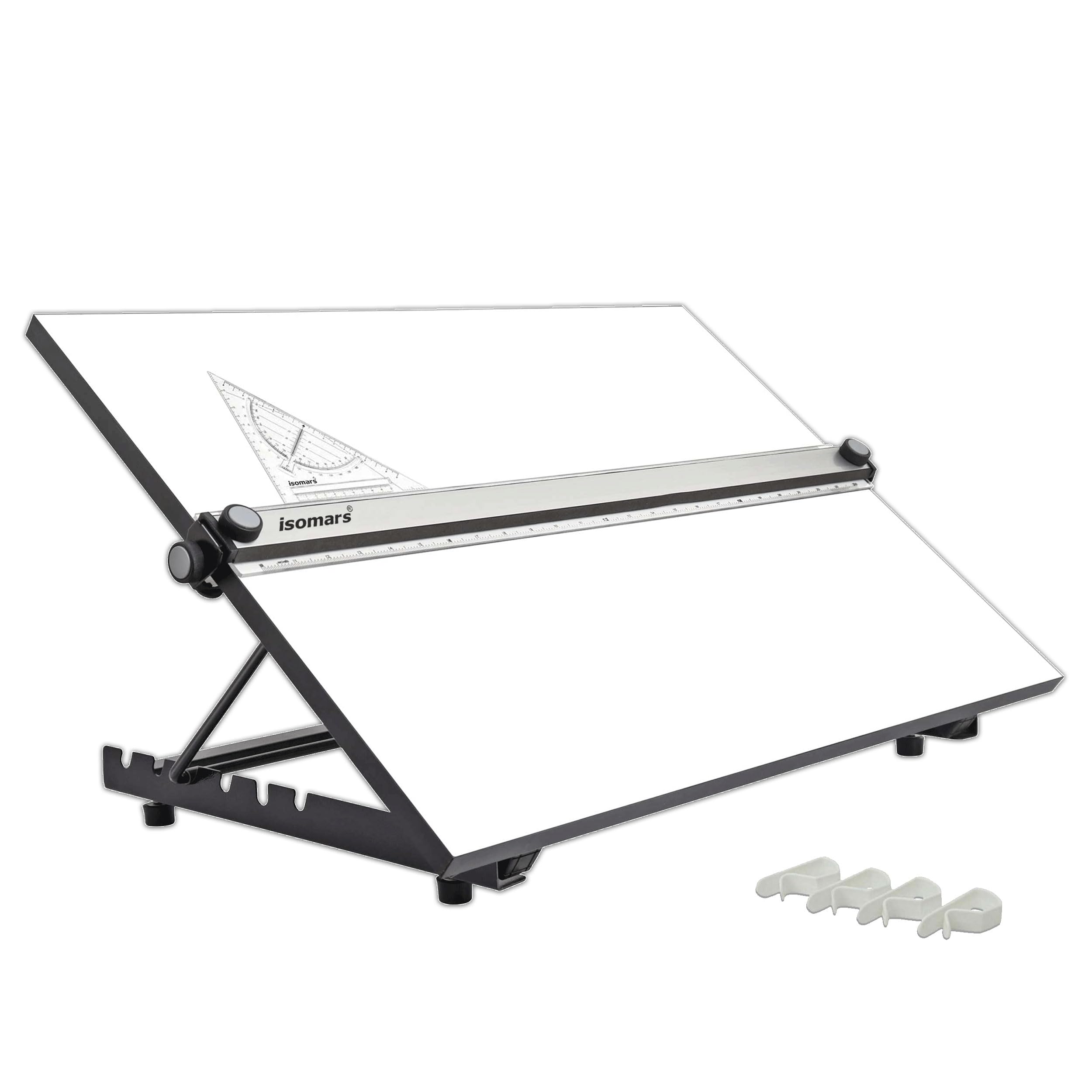 Isomars Drawing Drafting Board (A2 Foldable Board with Ruler) A2 Size- 18.5'' x 25''-image-42