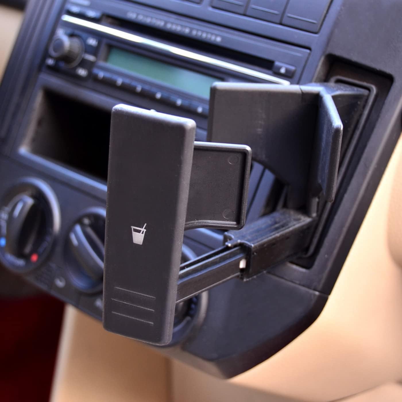 Porte-gobelet Avant Droite Pliable Fente pour Polo 9N 2002-2010 6Q0858602E 6Q0 858602E 6Q0 858 602E