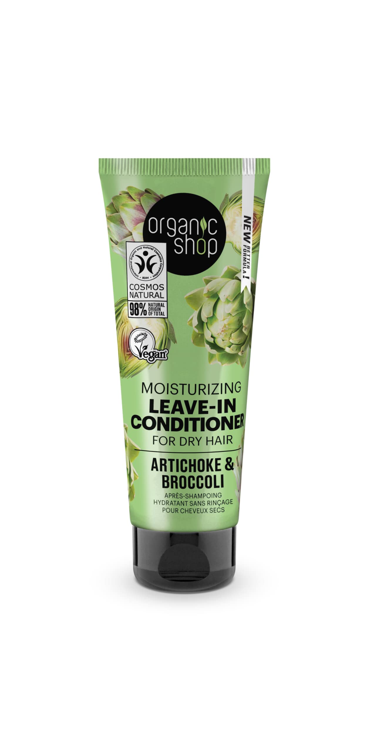 Organic Shop Leave-In Conditioner Haarpflege 75 ml mit Artischocke und Brokkkoli