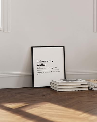 Miniatura 5 de HAUS AND HUES Póster de alcohol divertido para decoración de pared para bar, arte de pared de bebida para diseños de bares, decoración divertida del