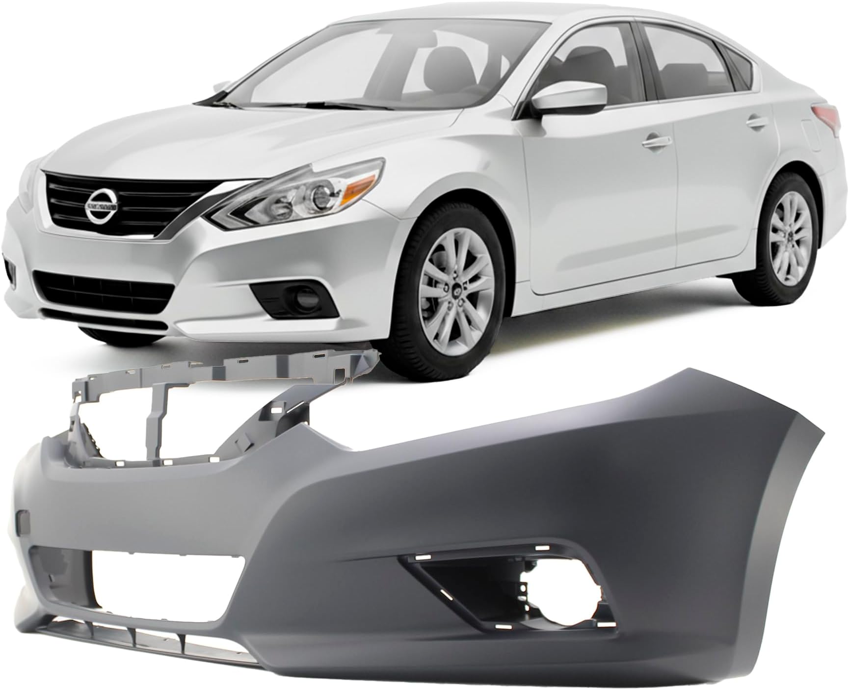 FitParts Compatible with Nissan Altima 2016โ2018 Front Bumper Cover