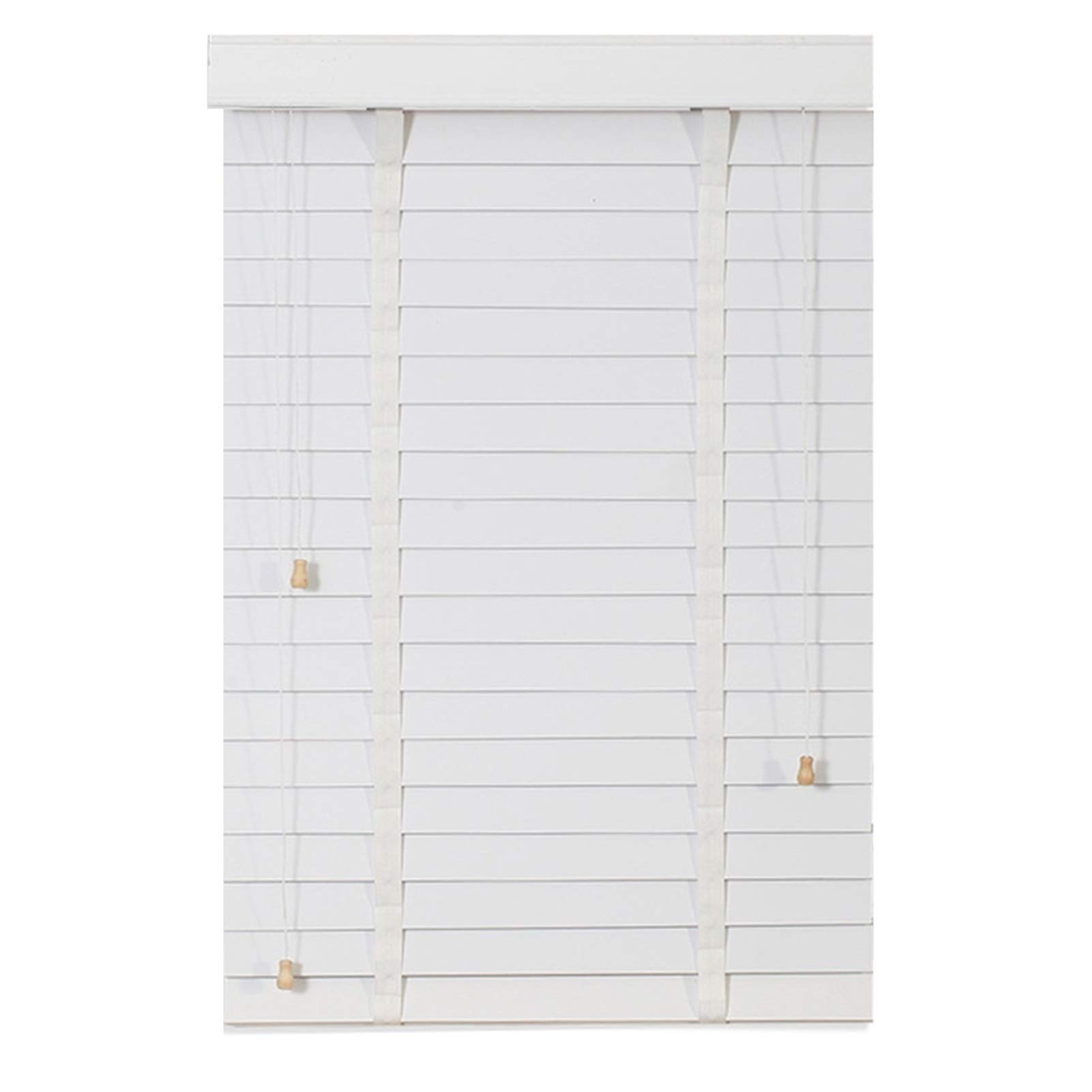 Brise-vue en bois blanc premium 120x260cm avec fixations incluses