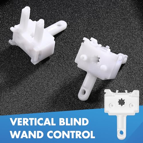 Vercraft 2 Pcs Vertical Blind Wand Control Replacement Repair Accessories White Window Blinds Replacement Parts - Thumbnail 5