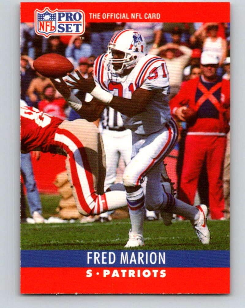 1990 Pro Set #204 Fred Marion NM-MT New England Patriots Football