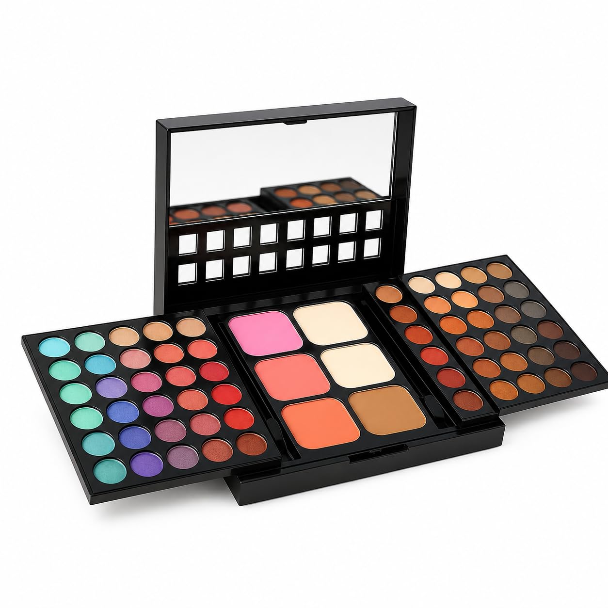 Sedell Paris Deluxe 78-Color Sliding Makeup Studio – Bold to Neutral in One Case-image-27