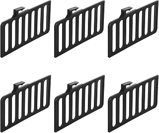 6pcs Plastic Shoe Shelf Divider for Cabinets, Adjustable Closet Organizer