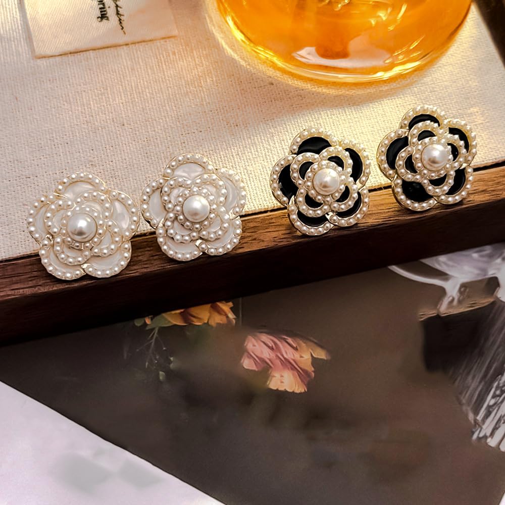 ◆VINTAGE HOLLYWOOD◆ Rose Blossom Pearl Earrings VH2435EA00 Mikimoto-Cherry-Blossom-