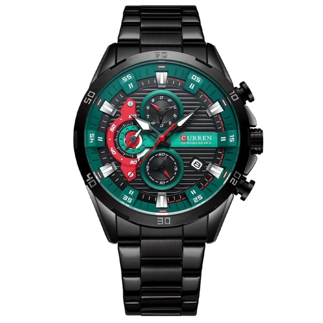 CURREN 8402 Men Quartz Watches New Model Fashion Luxury Brand Stainless Steel Strap Men Wrist Watch (B0D3X7PVKP) Amazon Price History, Amazon Price Tracker