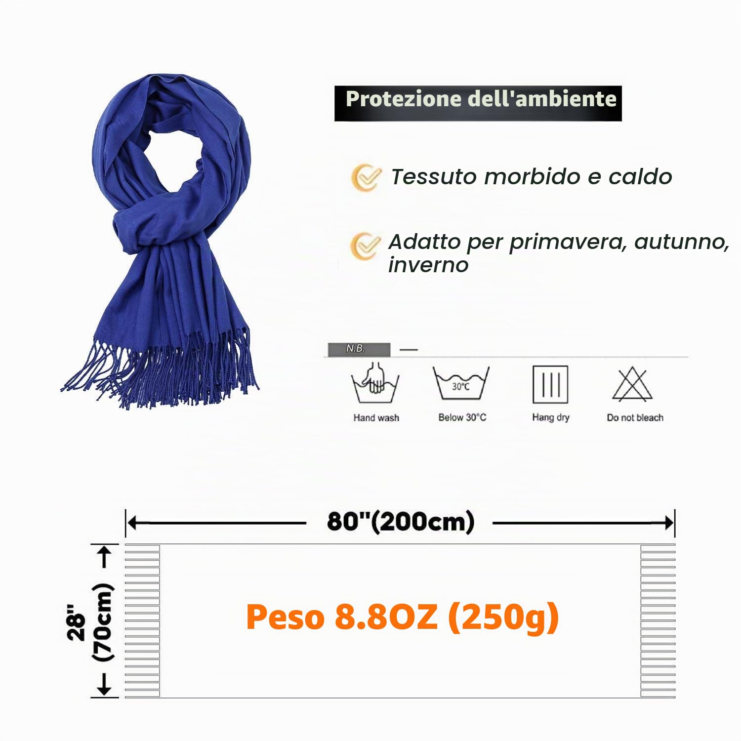 PIOMEYA Sciarpa Stola Donna Invernale Scialle Sciarpe Elegante Cerimonia Foulard Pashmina