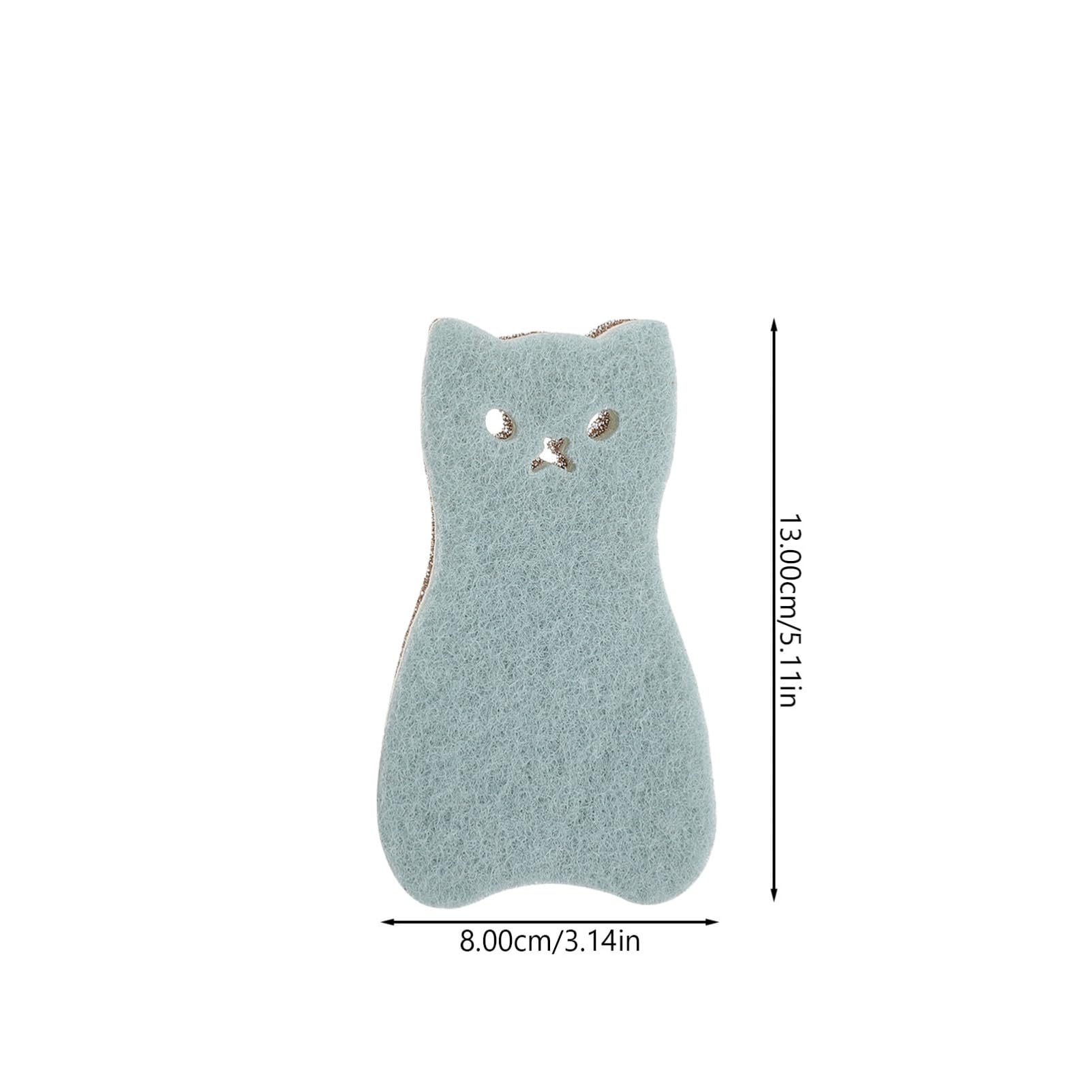 GOOHOCHY Thickened Kitchen Cleaning Sponge Set of 8 Non Stick Scrubbers Dish Cleaning Cloths Sponge Beautiful Patterns Easy to Clean for Home Cleaning