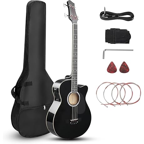 Ktaxon 4-String Acoustic Bass Guitar: Immersive Audio, Supreme Playability
