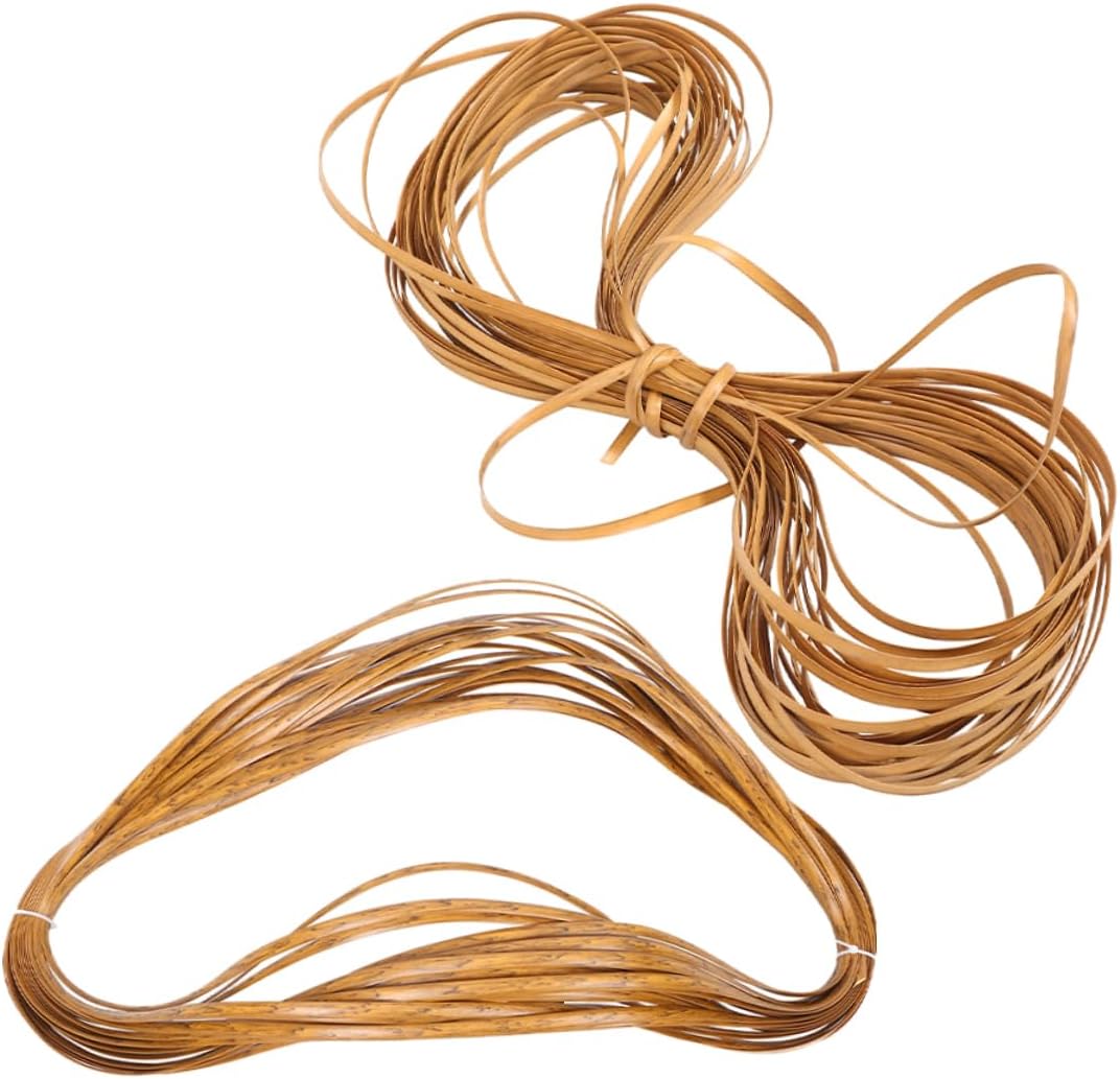 2rolls Wicker Furniture Repair Kit Rattan Material for DIY Fake Rattan Ornament Chair Weaving Supplies Cabinet Weaving Material