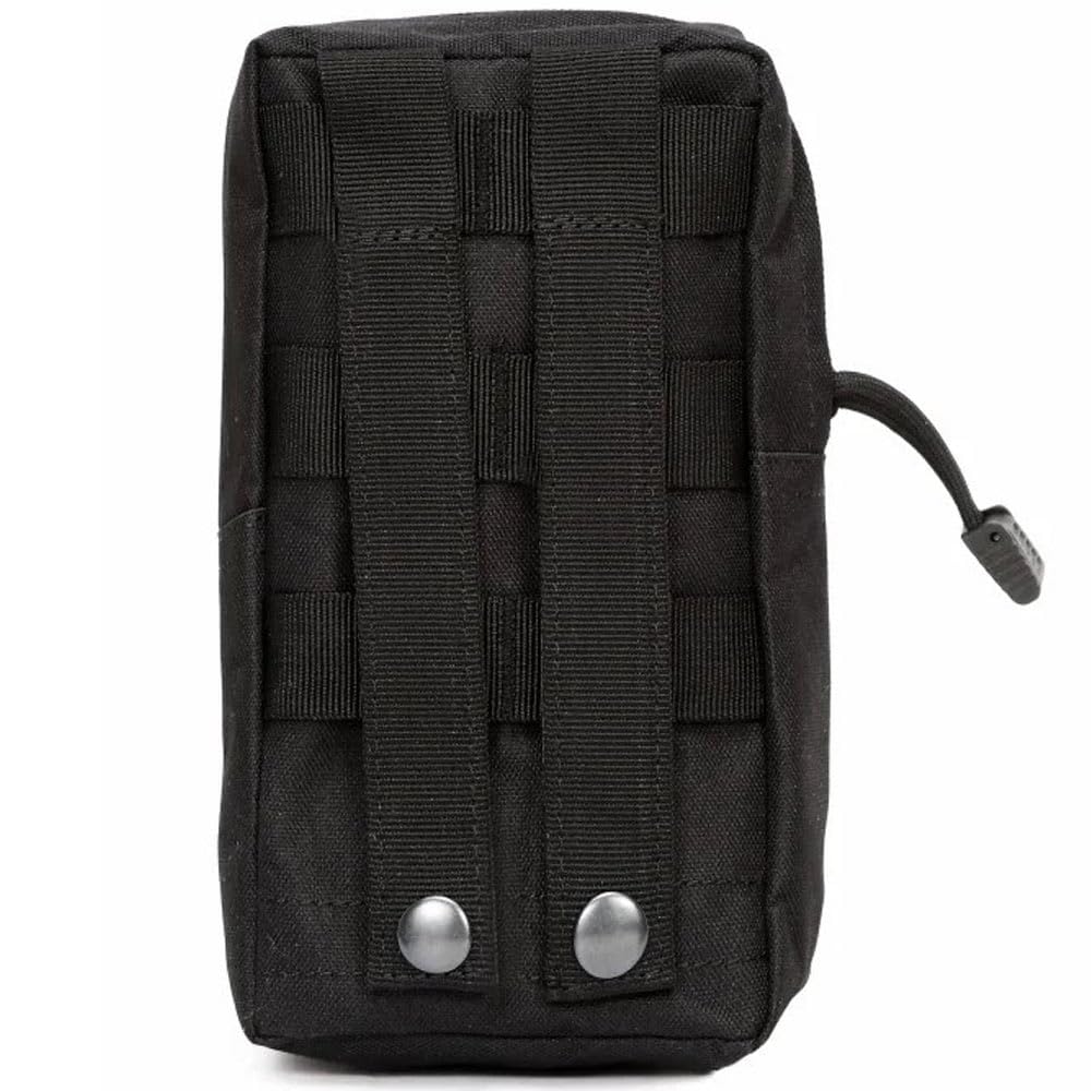 Tactical MOLLE Pouch Waist Pack EDC Organiser Medic Tool Bag Airsoft Military Army Utility Belt Backpack Vest Pouch (Black) - Image 2
