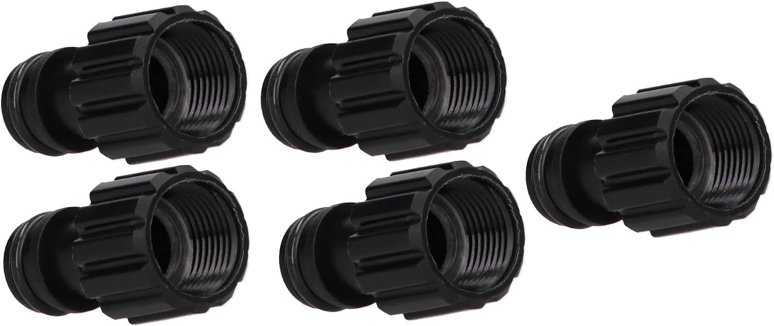 5PCs G3/8 Interior Thread Nipple Plug Plastic Tap Fast Plug Garden Irrigation Water Pipe Fittings