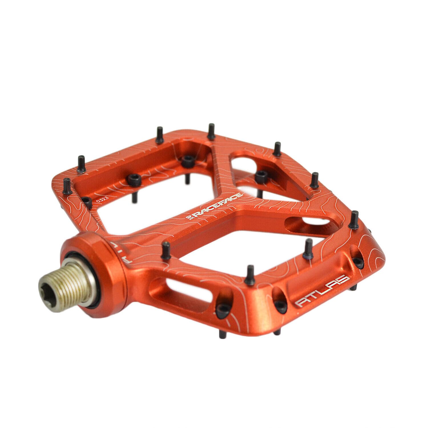 Amazon | RaceFace Atlas Bike Platform Pedals, Orange, RF2947 | ペダル