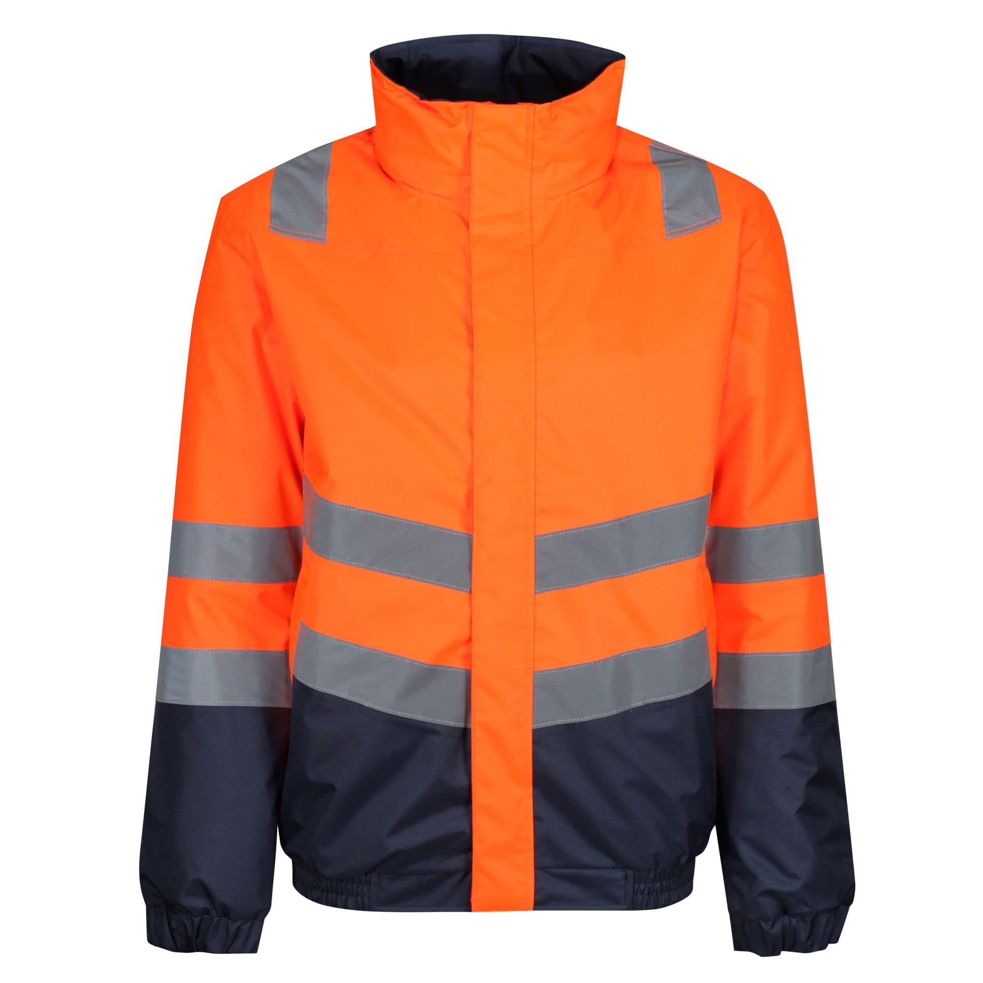 Regatta Men's Orange Waterproof Hi-Vis Bomber Jacket in Size M, Sports Direct