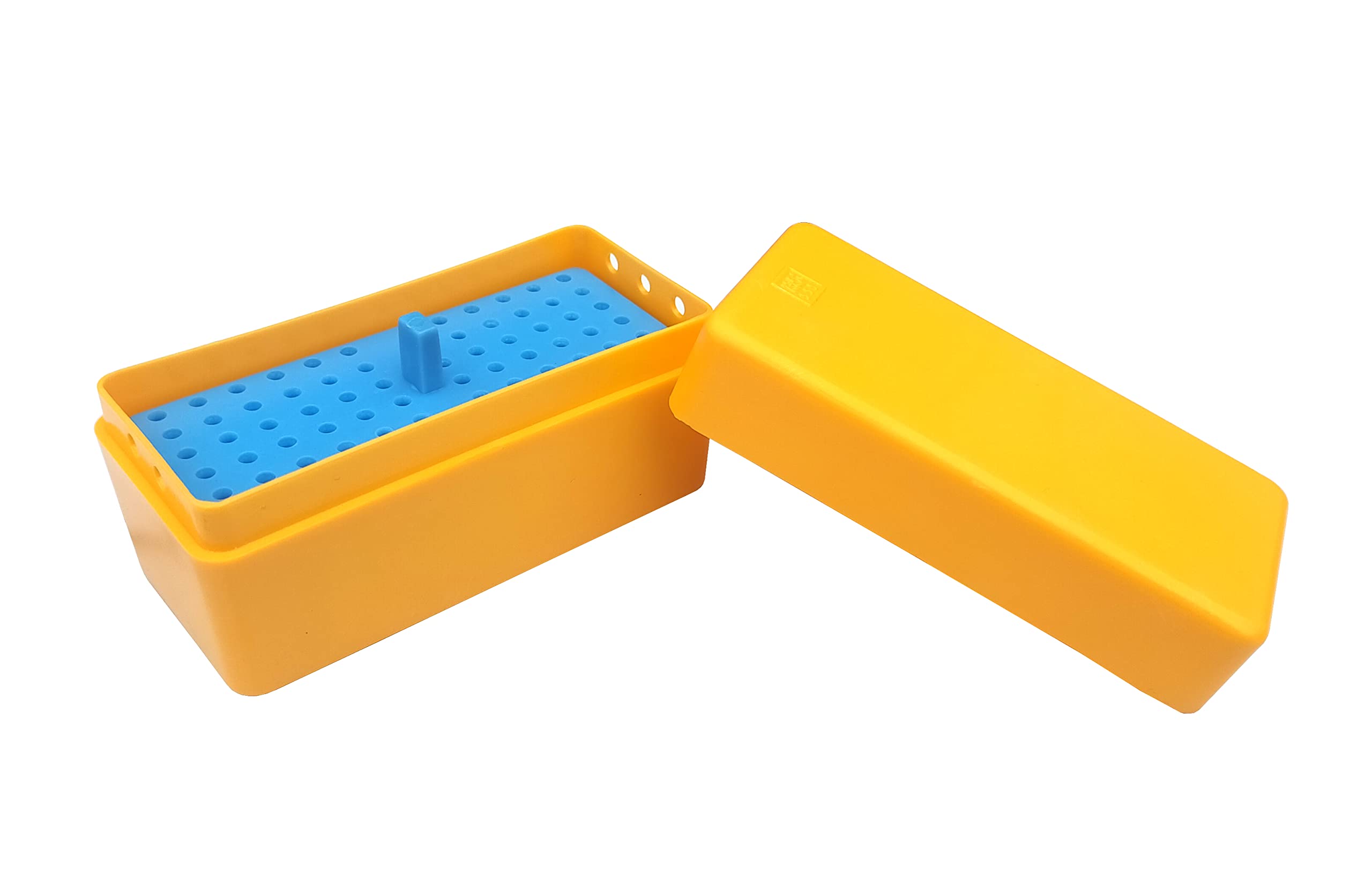 KJCDental Plastic Autoclavable 72 Hole Endo Box (Yellow) (B0C4VCTP6H) Amazon Price History, Amazon Price Tracker